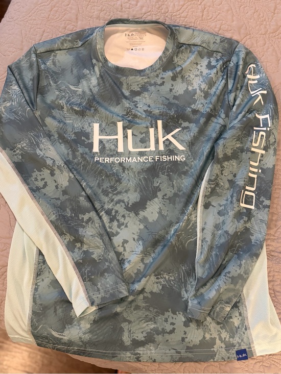 Huk Other - Huk Men's Long Sleeve Performance Shirt - Blue Camo